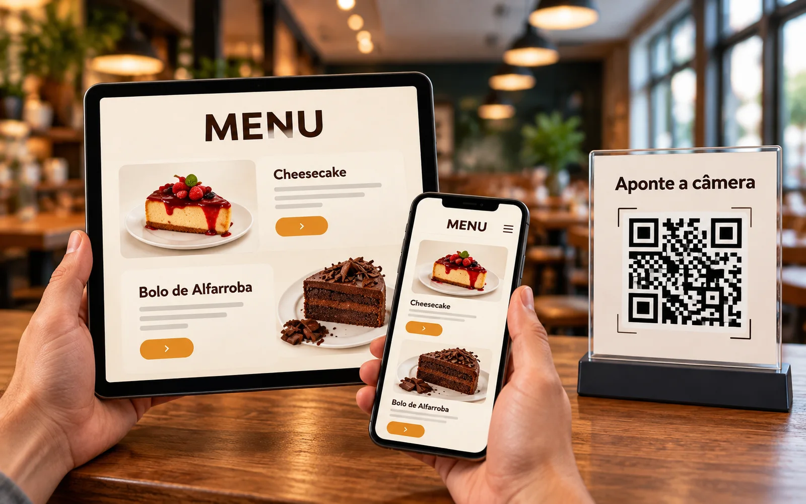 Cardápio bonito e QR Code: o detalhe que faz o cliente pedir mais